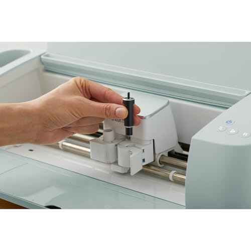 Cricut Deep-Point Blade + Housing, Cutting Blade with Deep Cut Housing, Cut Materials up to 1.5mm Thickness, for Personalized Crafts, Compatible with Cricut Maker and Explore Machines,Black