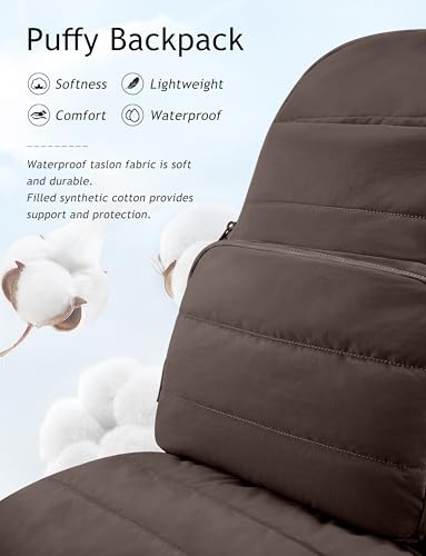 Uselike Travel Backpack for Women, 15.6 Inch Laptop Backpack, Quilted
