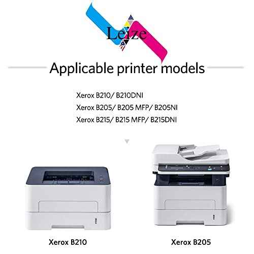 Leize Compatible 101R00664 B205/ B210/ B215 Drum Cartridge Replacement for Xerox B205 B210 B215 B210DNI B205NI B215DNI B215MFP B205MFP Printer Drum Unit, Black - 10,000 Pages