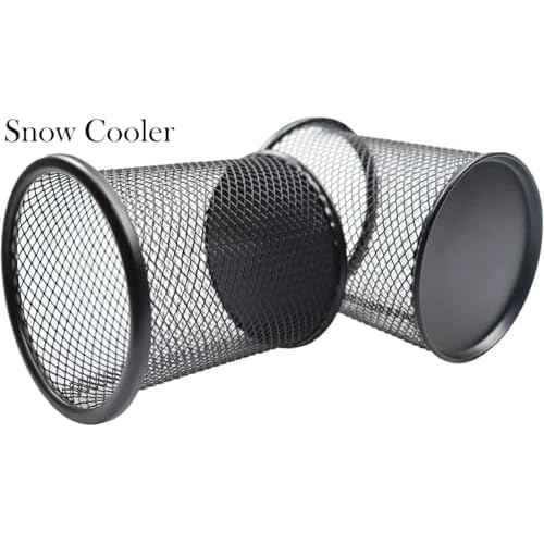 Pen Holder Pencil Holder Mesh Metal Pen Cup Holder Pencil Cup Holder for Desk Office Home Pen Organizer Black, 6 Pack
