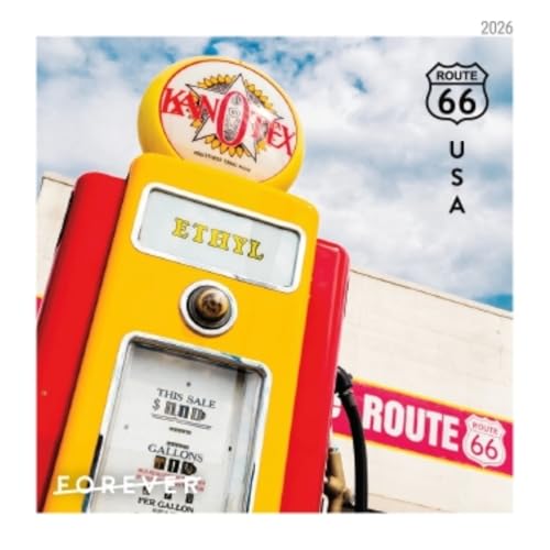 USPS Route 66 2026 16-Stamp Sheet - 100th Anniversary, First-Class Forever Postage