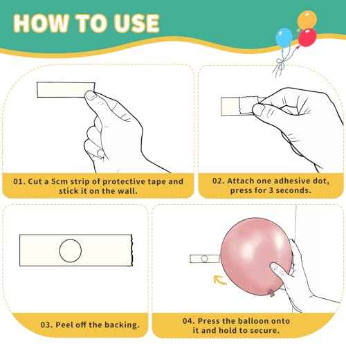 1200 Pieces Adhesive Glue Dots with 131ft Wall Protection Tapes, Protect Your Walls, Removable Double-sided Glue Tapes for Wall Balloon Decoration, Sticky Point Tapes for Crafts, Party, Birthday