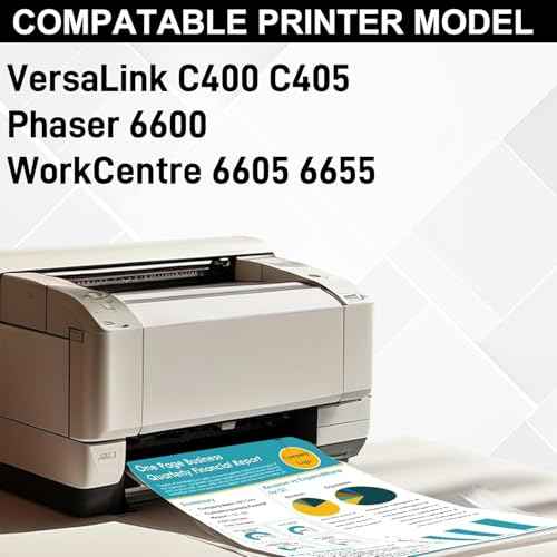 C400/C405 Waste Toner Cartridge 1 Pack: 108R01124 Waste Cartridge Replacement for Xerox VersaLink C400 C405 Phaser 6600 WorkCentre 6605 6605N 6605DN 6655 Printer