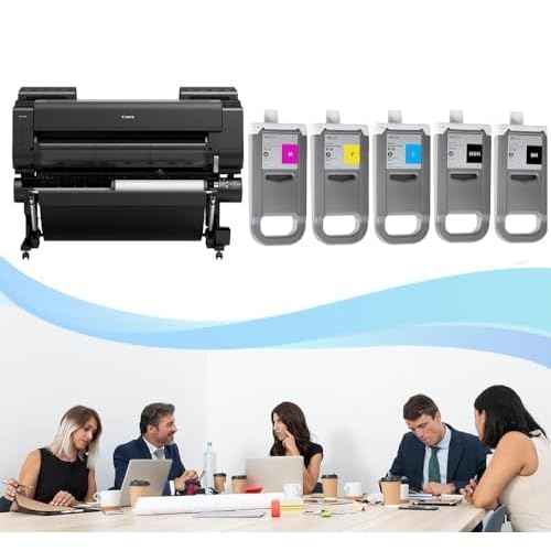 PFI-710 Ink Cartridge Replacement for Canon imagePROGRAF TX-2000 TX-2100 TX-3000 TX-3100 TX-4000 TX-4100 TX-3000 MFP T36 TX-4000 MFP T36 Prrinters(Yellow)
