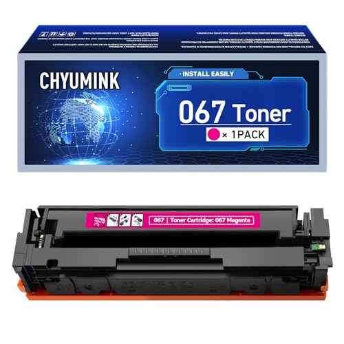 067 Magenta Toner Cartridge 067H Ink Cartridge Replacement for Canon CRG067 CRG-067H Toner for ImageCLASS MF656Cdw MF654Cdw