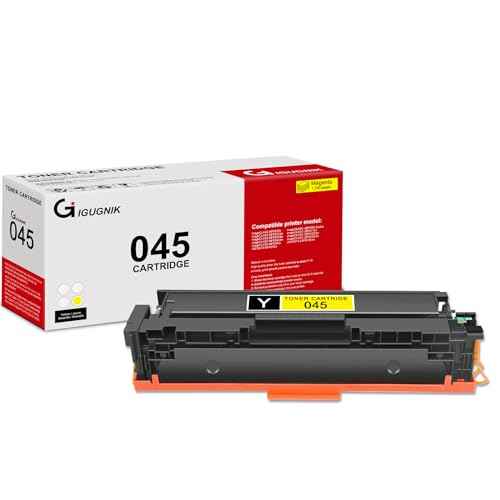 1 Pack of 045 1239C001 Yellow Toner Cartridge High Yield 1,700 Pages 045 Replacement for Canon Color imageCLASS MF631Cn MF632Cdw MF635Cx LBP611Cn i-SENSYS MF635Cx LBP613Cdw Printer