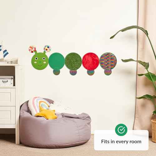 ODOXIA Sensory Wall Panel | Sequin Busy Board for Sensory Room and Daycare | Montessori Toys and Activity | Autism Mats and Squares for Toddlers and Kids