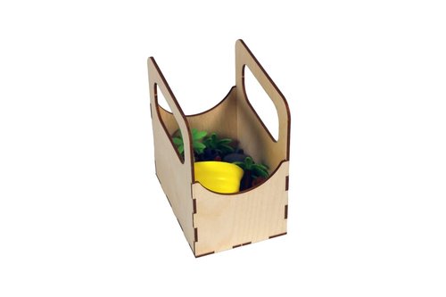 The Broken Token Fireball Island Compatible Game Crate - Wooden Storage Box with Multiple Trays