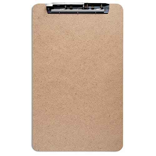 Extra Large Clipboard Set (6pc) - Larger Than 11x17 - Vertical or Landscape - Fits 11 x 17 Tabloid Paper (Board 11.6"x19.5" - 2 Inches Longer Than Legal Size)