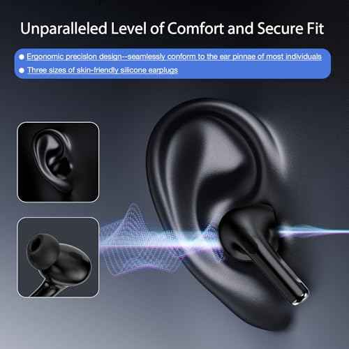 Ai Translation Earbuds Real Time 144 Languages & Accents Translator Earbuds with 8-Language Offline Translator Device Two Way, Auriculares de traducci?n for Language Learning Travel Business White