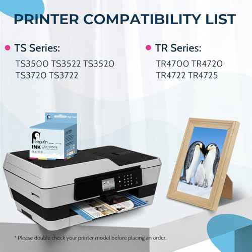 Penguin 275XL Black Ink Cartridge for Canon PG-275 Ink for Pixma TR4722 TR4720 TS3722 TS3720 TS3522 TS3520 TR4725 TR4700 Printers for Canon 275 Black Ink Cartridge (2 Pack)
