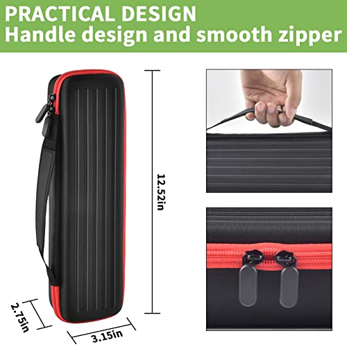 ALKOO Black Portable Scanner Case for Epson ES-50/60W/55R - Water-Resistant, Shockproof, Organizer