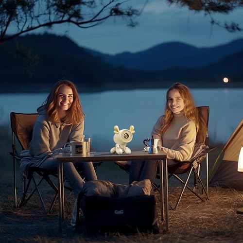Mini Projector, Cartoon Dog Smart Projector with Wifi 6 and Bluetooth 5.1, Full HD 4K Support, Portable Projector Android 11, 160ANSI Auto Keystone Correction 130" Screen