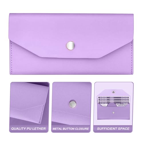 Actacve Reusable Cash Wallets for Women with Purple and Green Variants – Money Organizer with Cash Envelopes