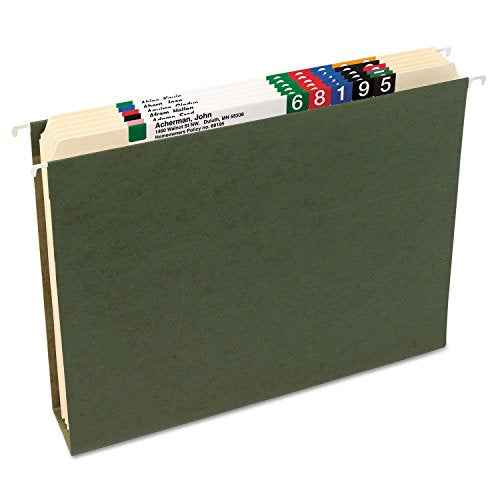 Smead Box Bottom Hanging File Folder, 1" Expansion, Letter Size, 25 per Box (64239)