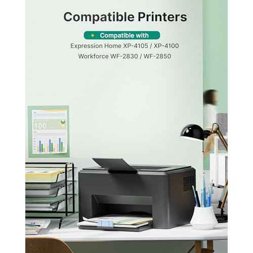 212XL 212 Ink Cartridges Remanufactured for Epson 212 Ink Cartridge 212 XL T212XL T212 Combo Pack High Yield Work with Expression Home XP-4100 XP-4105 Workforce WF-2830 WF-2850 Printer Ink (4 Pack)