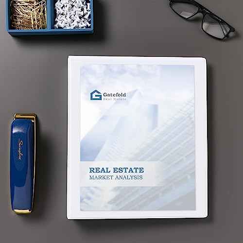 Avery Economy Showcase View 3 Ring Binder, 2 Inch Slant Rings, 1 White Binder (19701)