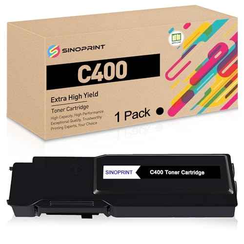 C400 C405 106R03512 Black 10,800 Pages Extra High Yield Toner Cartridge Replacement for Xerox VersaLink C400 C405 C400D C400DN MFP C405 C405N C405DN (1 Pack Black)