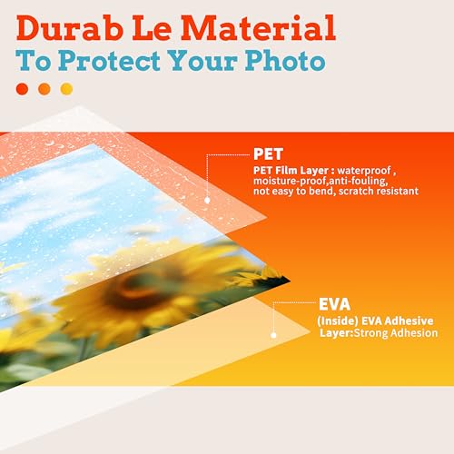 Thermal Laminating Pouches,Hold 8.5 x 11 inch Sheets 200 Pack,3 Mil Clear Thermal Laminate Pouches 9 x 11.5 inch Lamination Sheet Paper