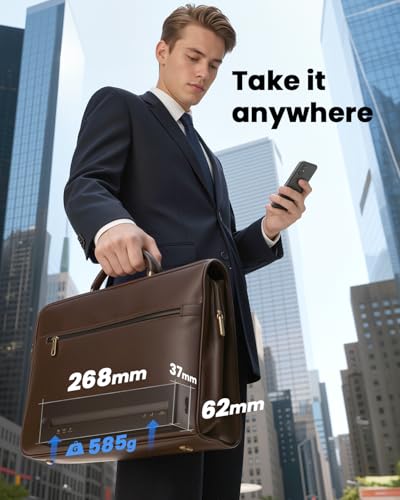 TATTMUSE A28U Inkless Portable Thermal Printer with 10 Sheets Paper - Black, 1 Pack