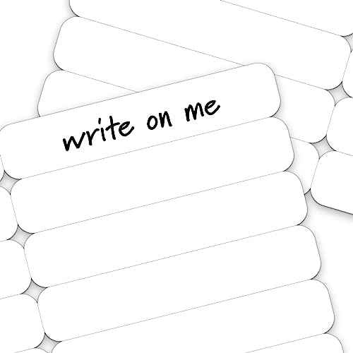 500 pcs Writable Iron on Name Tags for Clothing - Clothing Labels for Nursing Home & Daycare, Personalized & Custom Name Tag, Fabric Labels for Clothes Washable Precut 2¡±x0.38¡±