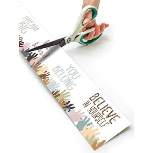 Teacher Created Resources Everyone is Welcome Helping Hands Straight Rolled Border Trim - 50ft - Decorate Bulletin Boards, Walls, Desks, Windows, Doors, Lockers, Classrooms, Homeschool & Offices