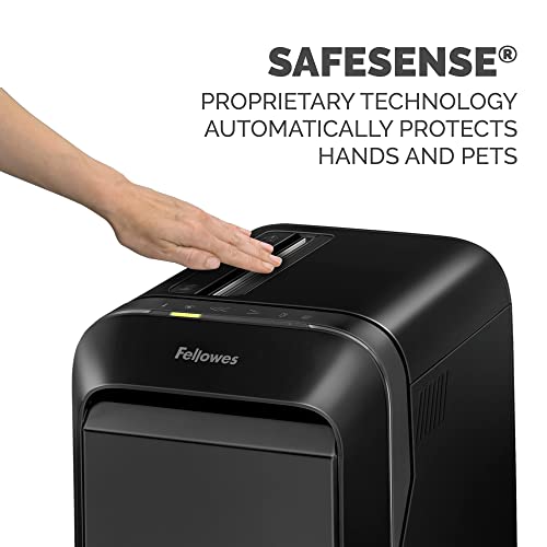 Fellowes Powershred LX220 Micro-Cut Shredder 20 Sheets, Black - Manual Model