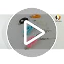 YOOHUA Mini Retractable Utility Knife Set 25PCS - 2.17x1.38 Inches, Colorful Office & Craft Tools