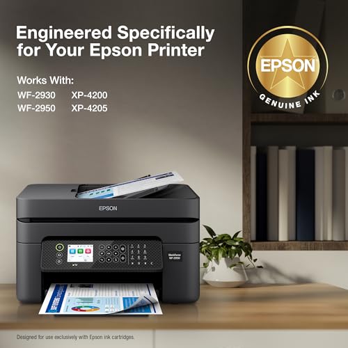 EPSON 232 Claria Ink Standard Capacity Black & Color Cartridge Combo Pack (T232120-BCS) Works with WorkForce WF-2930, WF-2950, Expression XP-4200, XP-4205