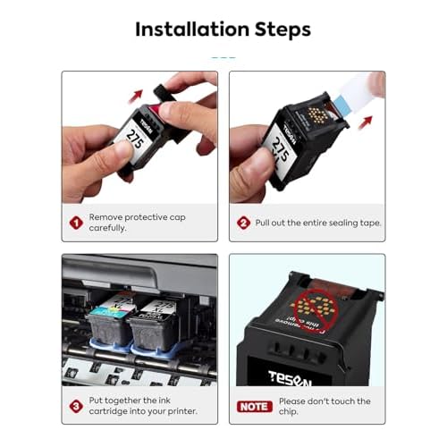 PG-275XL 275XL Black Ink Cartridges Remanufactured Replacement for Canon 275XL 275 PG-275 PG275 XL Black High Yield for PIXMA TR4720 TS3522 TS3500 TR4700 TR4722 TS3720 printer Ink Cartridge (2 Black)