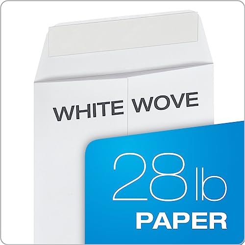 Columbian 6x9 Catalog Envelopes Pack of 100 Self Seal White Heavyweight 28 lb