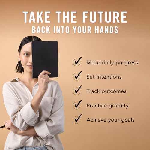 MI GOALS Goal Digger Daily Planner 2026 | Dated Journal for Gratitude, Progress & Habit Tracking | Day-To-A-Page B5 (Black)