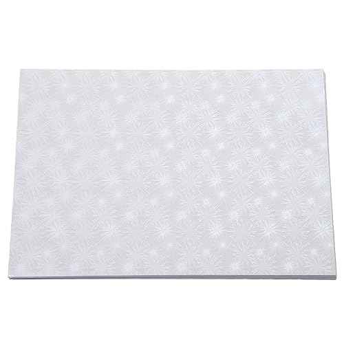 50Pcs Holographic Laminate Sheets A4 Bright Colors Glittering Effects Holographic Stickers for Photo Paper Picture (Fireworks)