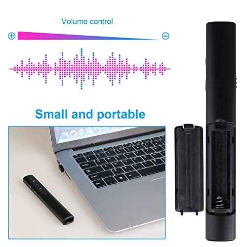 £¨4 Units£© Wireless Presenter Remote, Presentation Clicker with Hyperlink & Volume Remote Control PowerPoint Office Presentation Clicker for Keynote/PPT/Mac/PC/Laptop