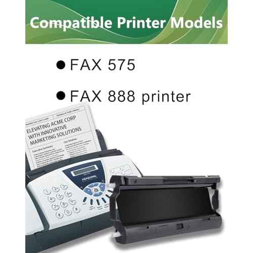 4-Pack Compatible with Brother PC501 Fax Cartridge, Black, 150 Sheets