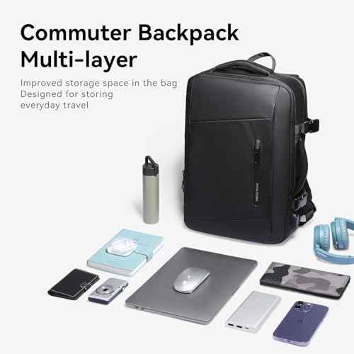 Mark Ryden Business Laptop Backpack for Men and Women,Waterproof Travel Backpack, 26L fit 17 Inch Business Backpack with USB Charging Port, Carry on Flight Approved Computer Backpack