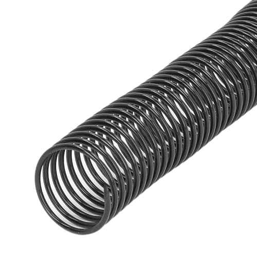 18 Pcs Spiral Binding Coil 38mm Diameter 48 Loop 4:1 Pitch 310 Sheet Capacity Binding Combs for Engineering Documents