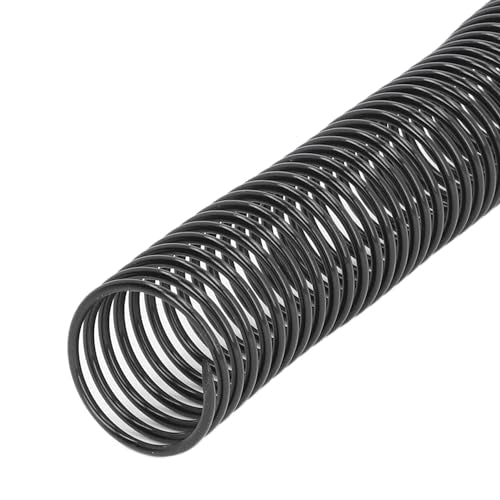 Spiral Binding Coils, 18 Pcs Plastic Spiral Binding Coils Binding kit, 38mm Diameter, 48 Loop, 4:1 Pitch, 310 Sheet Capacity, Spiral Binding Spine for A4 Paper for Students