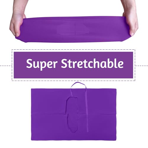 KICNIC Jumbo Book Covers 7 Pack 9x11 Inch Stretchable Book Sox in 7 Colors