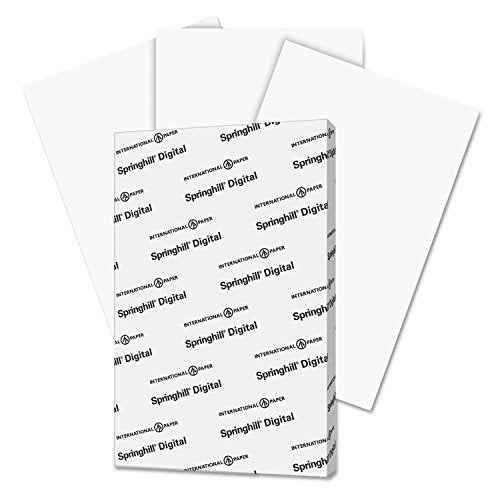 Springhill 015334 Digital Index White Card Stock, 110 lb, 11 x 17, 250 Sheets/Pack