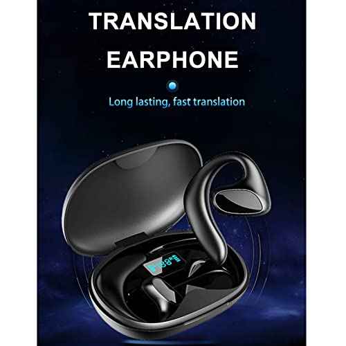 M8 Language Translator Earbuds, 144 Language Translator, 5.3 Bluetooth Voice Translation Device, Offline and Online Translation 0.5S Real Time Bi Direction Translation