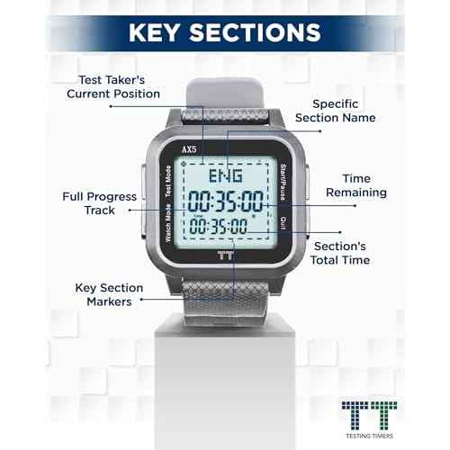 ACT G5 - Authorized Easy-to-Use Digital Pacing Reusable Watch, Includes Test Mode Button with Pre-Program Section for ACT & Blinking Marker to Monitor Elapsed Time (Standard + Extended Time)