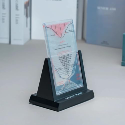Galton Board Desk Toy 17x12cm - Probability Demonstration Model for Classroom Teaching