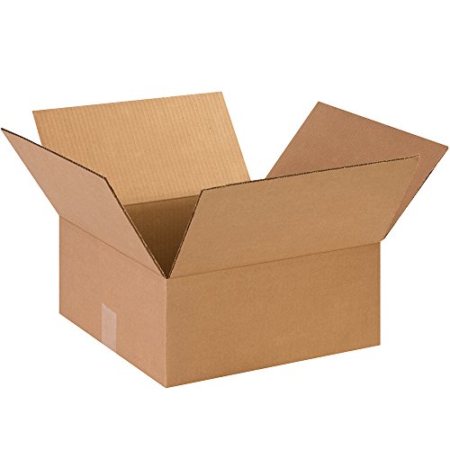 Aviditi 14 x 14 x 6 Corrugated Cardboard Boxes, Flat 14"L x 14"W x 6"H, Pack of 25 | Shipping, Packaging, Moving, Storage Box for Home or Business, Strong Wholesale Bulk Boxes