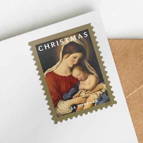 Christmas Madonna and Child 2024 (Book of 20) First-Class Mail Forever Postage Stamps