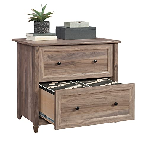 Sauder Edge Water File Cabinet, 2 Large Drawers, 2 Drawer File Cabinet - Washed Walnut Finish