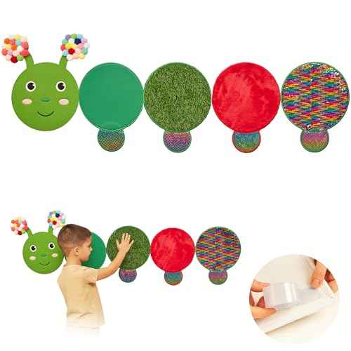 ODOXIA Sensory Wall Panel | Sequin Busy Board for Sensory Room and Daycare | Montessori Toys and Activity | Autism Mats and Squares for Toddlers and Kids