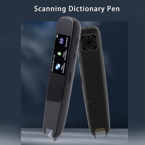 Translation Scanning Pen, Mobile Scanner Translator, Reading Pen, 112 Language Translating Device, OCR Digital for Language Learners Business Travel Meetings