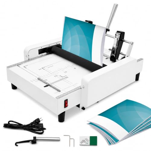 Automatic Booklet Maker Machine for Folding & Binding A4 Size