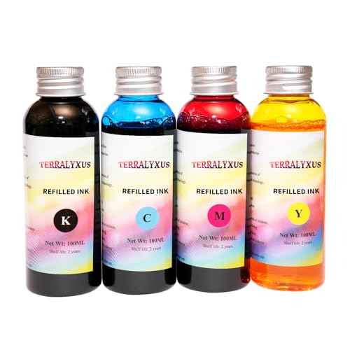 4¡¿100ML Compatible Ink Refill Kit Suitable for 280XL 281XL 270XL 271XL 250XL 251XL Compatible for PIXMA TS702a TS702 TR8620a IX6820 TR8622a TR6320